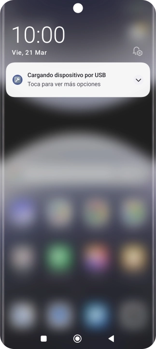 Pulsa Toca para ver más opciones.