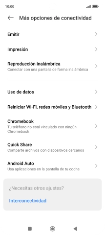 Pulsa Uso de datos.