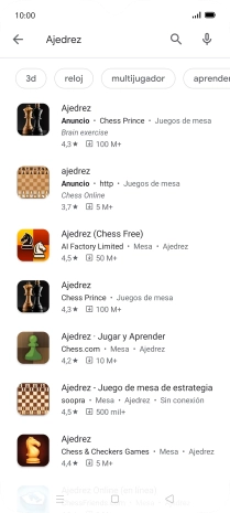 Pulsa la app deseada.