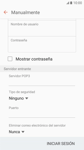 Pulsa la lista desplegable bajo 