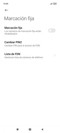 Pulsa el indicador junto a 