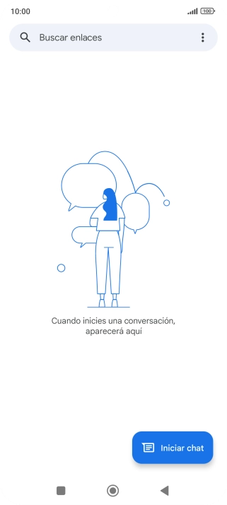 Pulsa Iniciar chat.