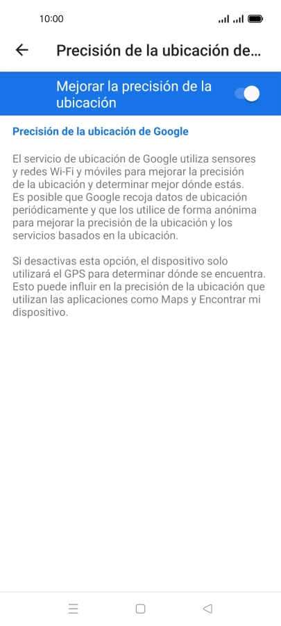 Si pulsas el indicador junto a 