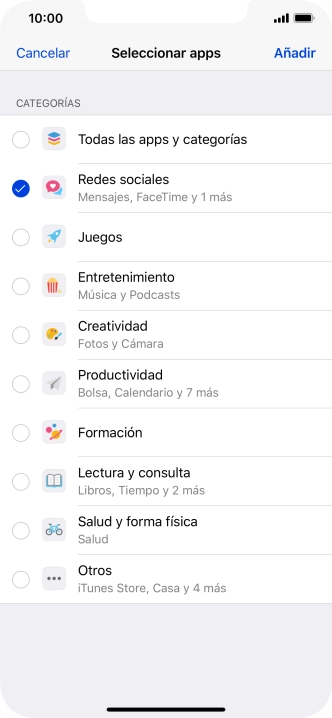 Pulsa Añadir.
