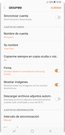 Pulsa el indicador junto a 