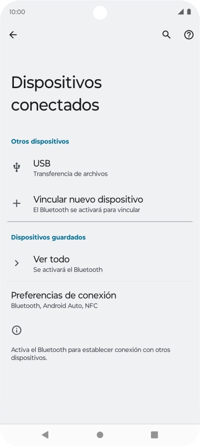 Pulsa Vincular nuevo dispositivo.