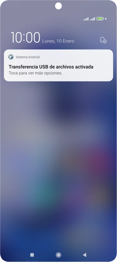 Pulsa Toca para ver más opciones..