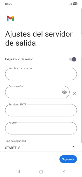Pulsa el indicador junto a 