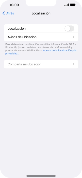 Pulsa el indicador junto a 