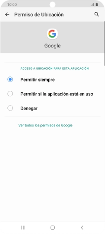 Pulsa el ajuste deseado.