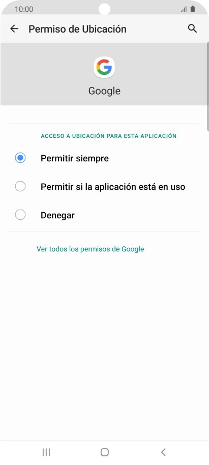 Pulsa el ajuste deseado.
