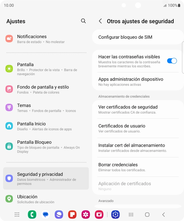 Pulsa Configurar bloqueo de SIM.