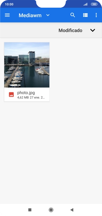 Pulsa el archivo deseado.