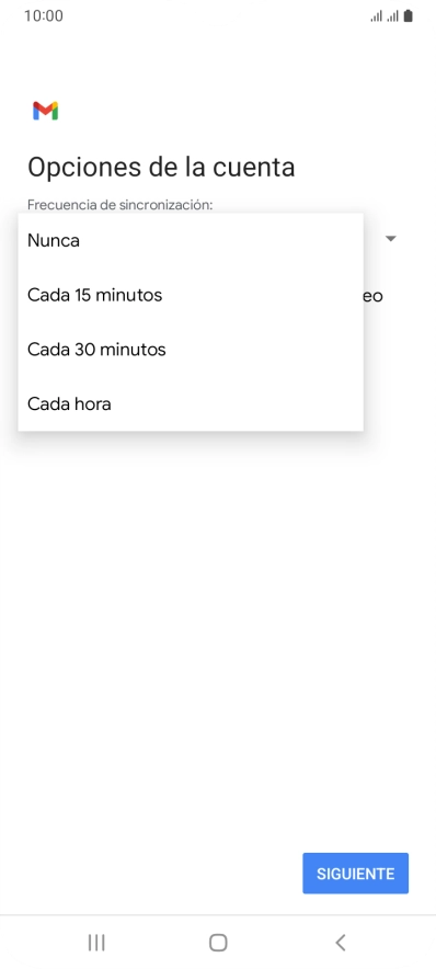 Pulsa el ajuste deseado.