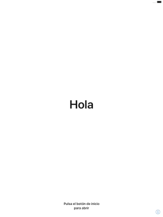 Pulsa la tecla de inicio.