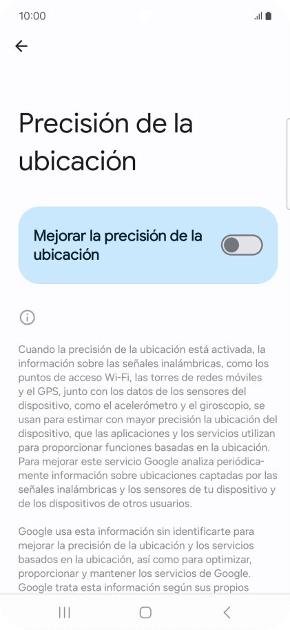 Si pulsas el indicador junto a 
