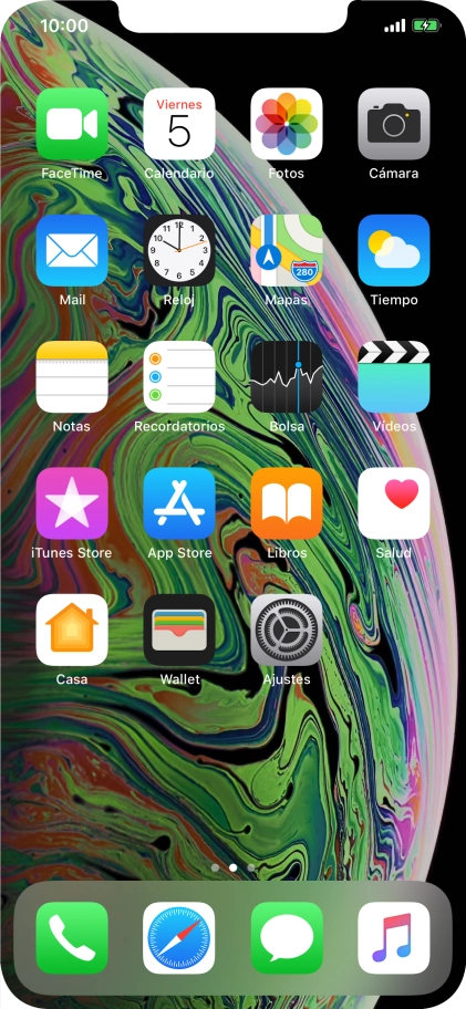 Cuando el icono de carga de batería aparece en la pantalla, el teléfono se está cargando.