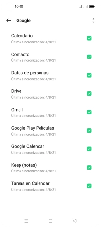 Pulsa la tecla de inicio para terminar y regresar a la pantalla de inicio.