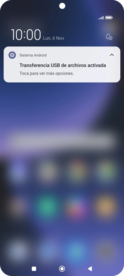 Pulsa Toca para ver más opciones..