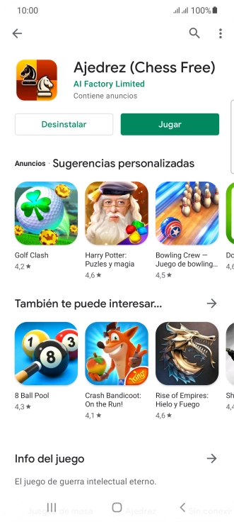 Pulsa la tecla de inicio para terminar y regresar a la pantalla de inicio.