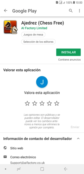 Pulsa la tecla de inicio para terminar y regresar a la pantalla de inicio.