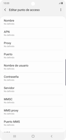 Pulsa Nombre.