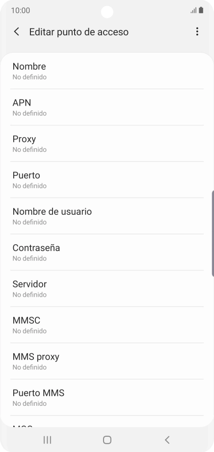 Pulsa Nombre.
