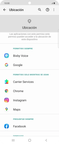 Pulsa la app deseada.