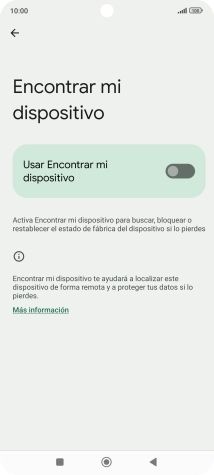 Pulsa el indicador junto a 