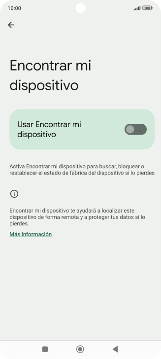 Pulsa el indicador junto a 