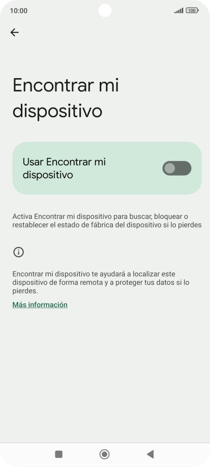 Pulsa el indicador junto a 