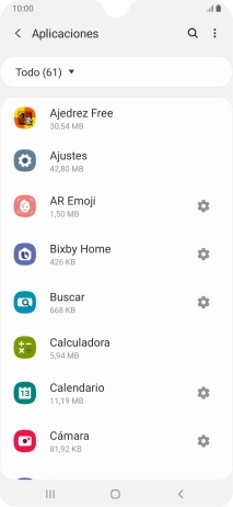 Pulsa la app deseada.