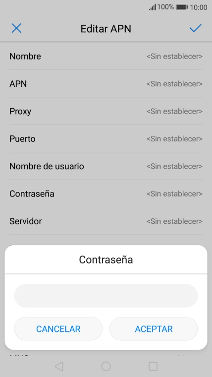 Introduce wap125 y pulsa ACEPTAR.