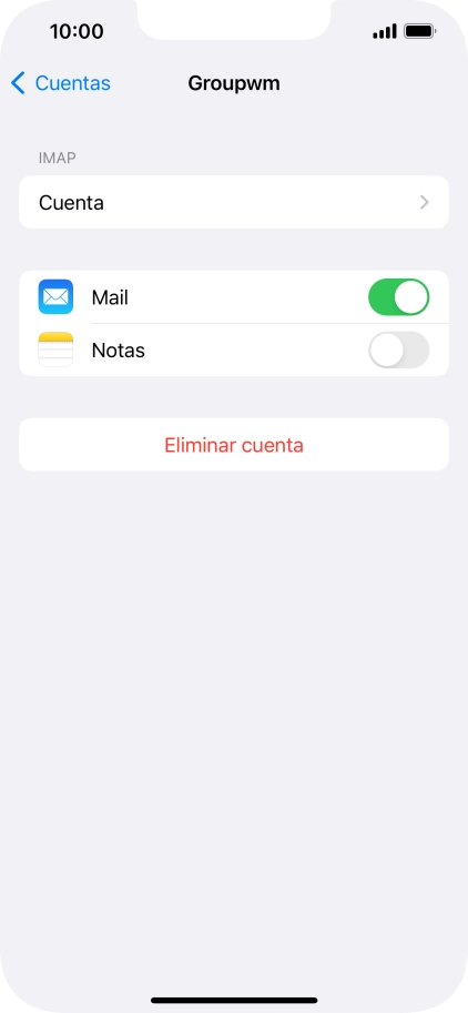 Pulsa Cuenta.