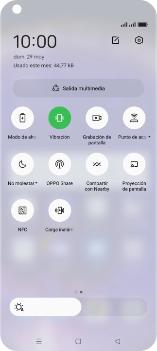 Pulsa Modo de ahorro de batería para activar la función.