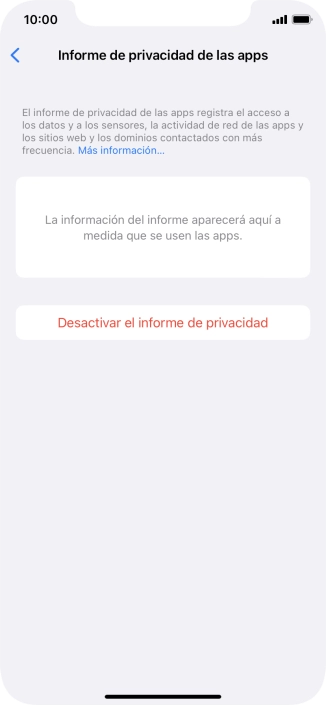 Desliza el dedo hacia arriba desde la parte inferior de la pantalla para terminar y volver a la pantalla de inicio.