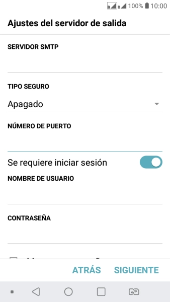Pulsa el indicador junto a 