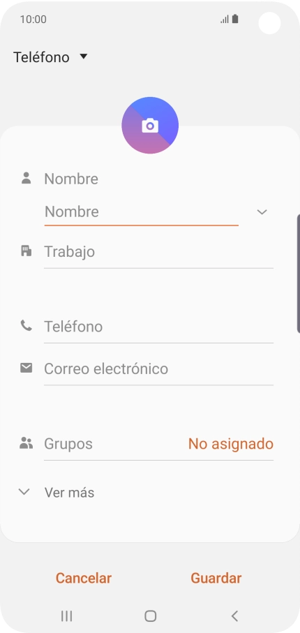 Pulsa la lista desplegable de la guía.