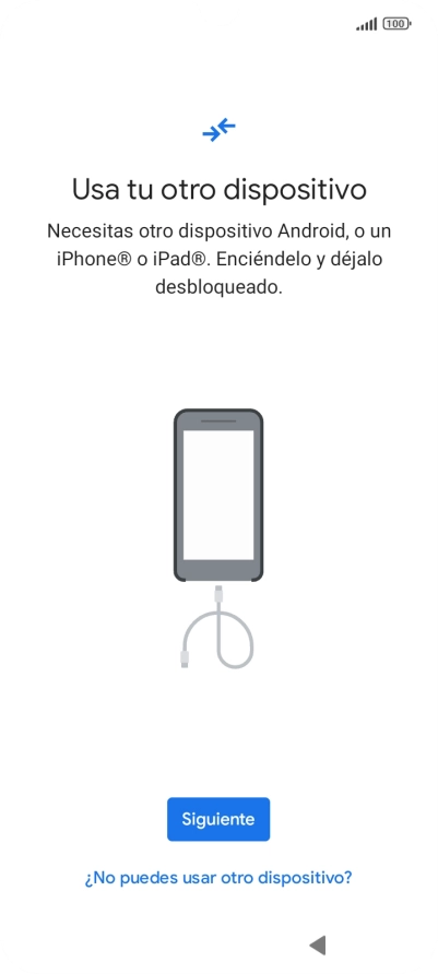 Pulsa Siguiente.