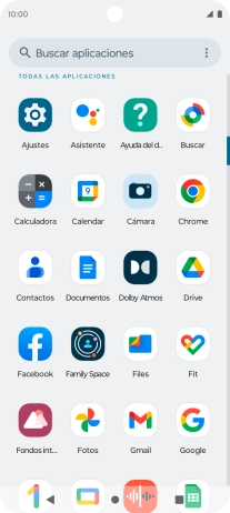 Pulsa Fotos y desplázate a la carpeta deseada.
