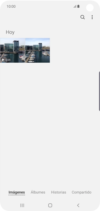 Pulsa Álbumes y desplázate a la carpeta deseada.