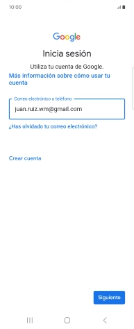Pulsa Siguiente.