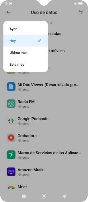 Pulsa el ajuste deseado.