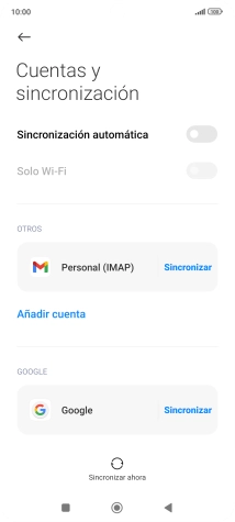 Pulsa el indicador junto a 