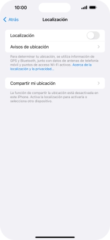 Pulsa el indicador junto a 