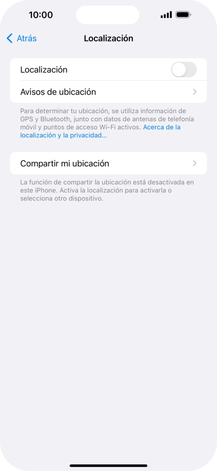 Pulsa el indicador junto a 