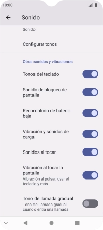 Pulsa Configurar tonos.