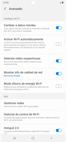 Pulsa el indicador junto a 
