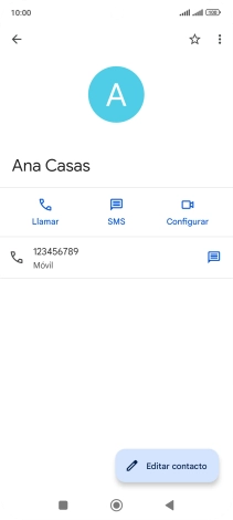 Pulsa la tecla de inicio para terminar y regresar a la pantalla de inicio.