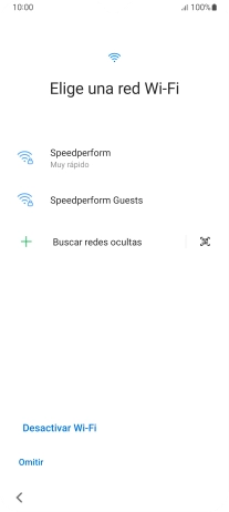 Pulsa la red wifi deseada.